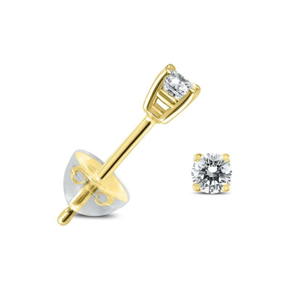 14K 0.09 Ct. Tw. Diamond Earrings